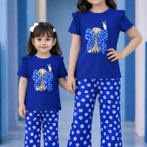 Short Sleeve & Long Pant Set